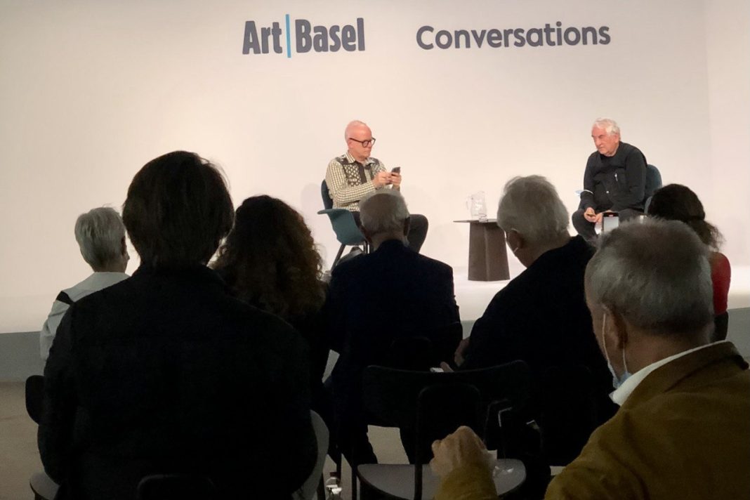 Art Basel Exclusive: Daniel Buren in Conversation with Hans Ulrich Obrist